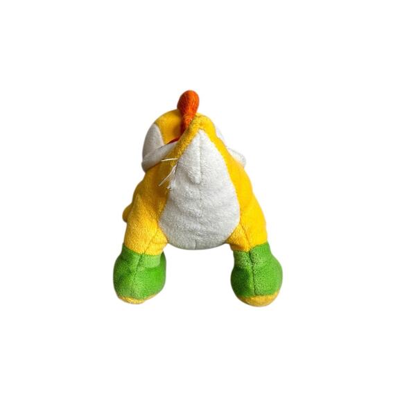 Nintendo WII Super Mario Bros YOSHI Sitting Plush Stuffed Animal Toy 7" Yellow - Picture 6 of 8